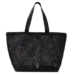 Victoria'S Secret - BOLSO VICTORIA SECRET DE ENCAJE NEGRO