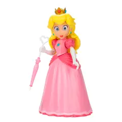 GENERICO - Figura de Acción de Princesa Peach con paraguas de Super Mario Bros 12 cm