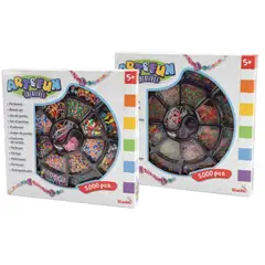 ART & FUN - Set Para Hacer Pulseras Kit De Joyeria Multicolor Surtido + 5000PCS