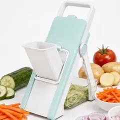 QUALITY PRODUCTS - Cortador de verduras I Chef Mandolina verde