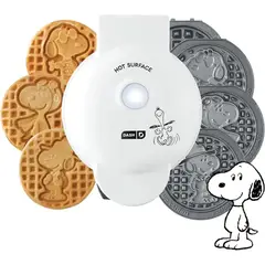DISNEY CLASICOS - WAFLERA MINI PEANUTS X DASH SNOOPY - MULTIMAKER - BLANCO