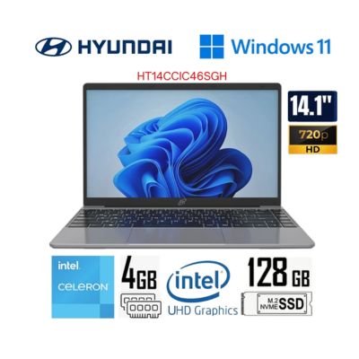 Laptop HyBook Plus Intel Celeron 4GB RAM 128GB SSD 14.1 HD