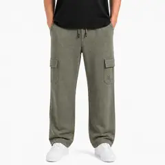 RIFF&RAFF - Pantalon de buzo Baggy Cargo PORTTO 100% Algodón