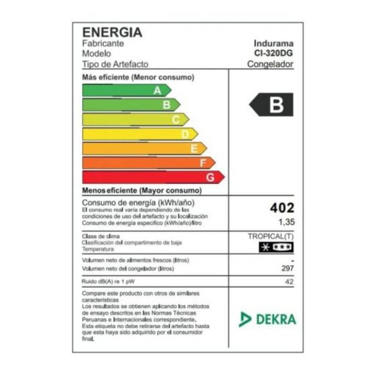 Congeladora 297L Defrost Gris CI 320DG