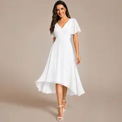 ANA RIVERO - Vestido Largo Gasa Americana
