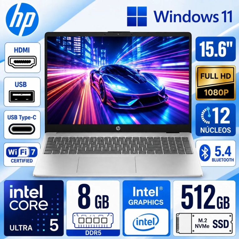 LAPTOP 15-FD2050WM Core Ultra 5 255U 512GB 8GB 15.6" 144Hz TOUCHSCREEN WIN 11