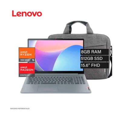 Laptop IdeaPad Slim 3 15AMN8 AMD Ryzen 5 7520U Ram 8GB 512GB SSD 15.6″ FHD