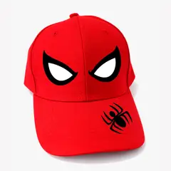 GENERICO - GORRA ROJA FULL ESTAMPADO OJOS SPIDER-MAN