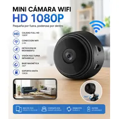 GENERICO - Mini Cámara Espía Wifi A9, Vigila en tiempo real desde tu celular