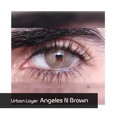 URBAN LAYER - Lentes de contacto UL Angeles N Brown
