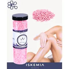 GENERICO - Cera Depilatoria Granulada en Perlas Hot Wax 400gr. Rosas