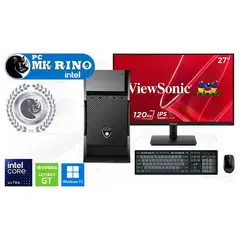 INTEL - Computadora Core Ultra 5 225F Elegant 570M 8GB 500GB SSD 27" GT 710 2GB Windows 11 Pro
