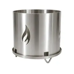 THE GRILL SHOP - Carbonera Cilíndrica de Acero Inoxidable Universal Grill