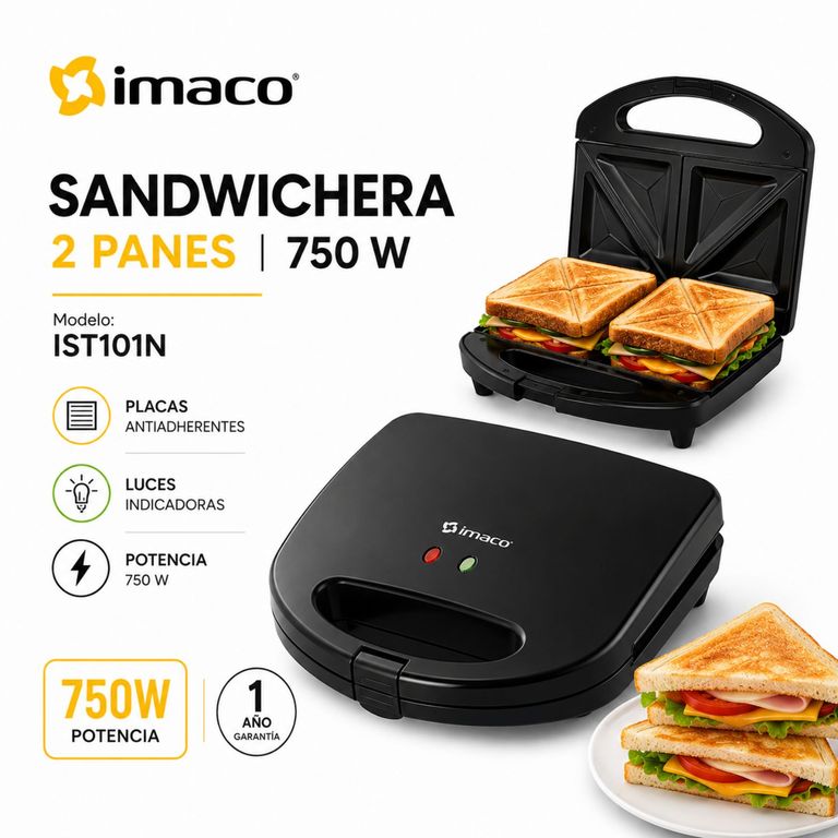 Sandwichera Maker 2 panes - IST101N