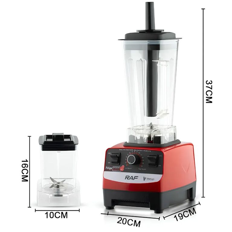 Licuadora Multifuncional 2.5L 6 Cuchillas 2400W