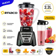 Imaco - Licuadora 2.2 Litros XXL Power full 1500w BLS1522