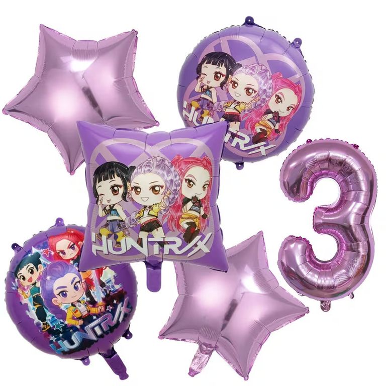 GLOBO DE RUMY RUMI DE KPOP 6 PIEZAS