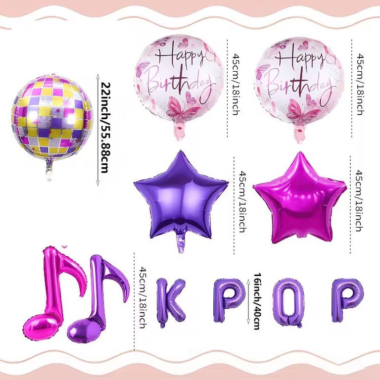 GLOBO DE RUMY RUMI DE KPOP 11 PIEZAS