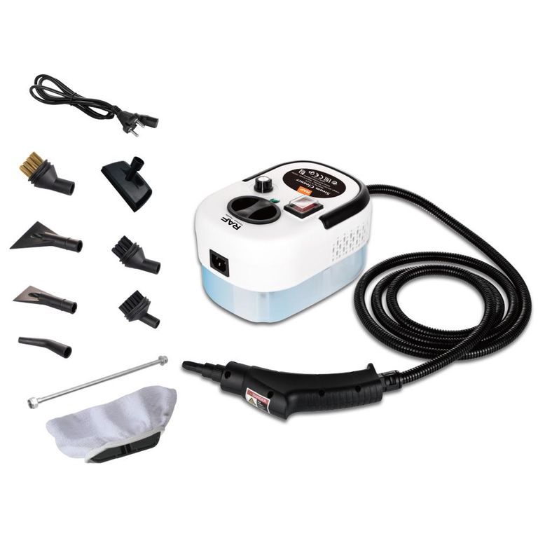 Limpiador a Vapor RAF 1500W – Tanque Grande 1200 ml para Hogar y Tapicería