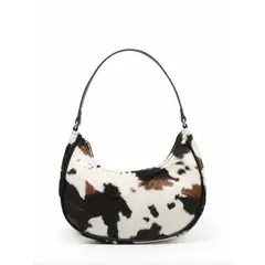 GENERICO - Cartera de Hombro para Mujer Cow Print
