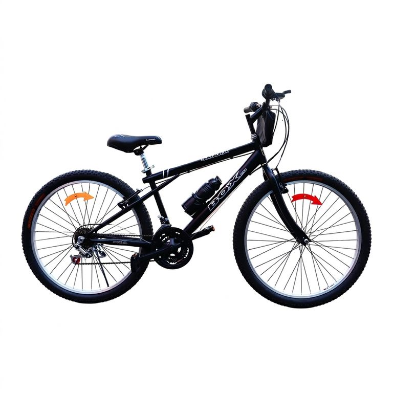 Bicicleta Box Mtb Clásica para Hombre Aro 26 - Negro