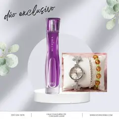 Esika - Mithyka . Perfume femenino 50 ml. L’bel mas set de reloj
