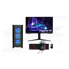 AMD - Computadora Ryzen 5 5600X FX-710U 16GB 1TB SSD 24" RX 7600 8GB Windows 11 Pro