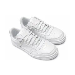 GENERICO - ZAPATILLAS URBANAS BLANCAS DE CUERO - ESTILO QUE VA CONTIGO