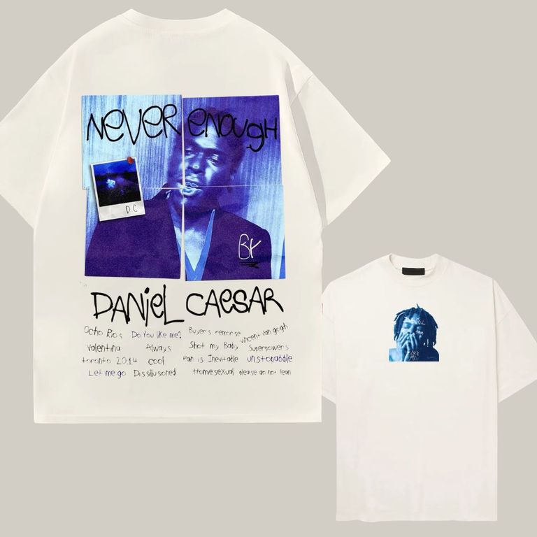 Polos Oversize Daniel Caesar Never Enough - Tallas XS hasta XL