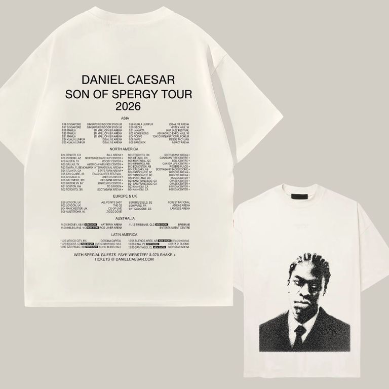 Polos Oversize Daniel Caesar Son Of Spergy Tour - Tallas XS hasta XL