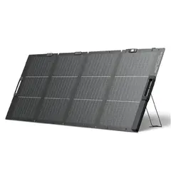 ECOFLOW - Panel Solar 220W plegable con soporte ajustable, impermeable peso ligero