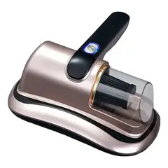 INSPIRA MARKET - Aspiradora Inalámbrica Antiácaros con Luz UV, Recargable y Filtro para Colchones