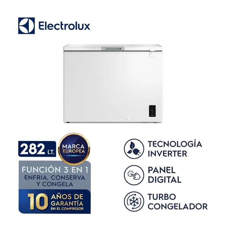 Congeladora Horizontal 282L Inverter con Función Turbo EFH30S2P5AW