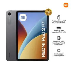 XIAOMI - Tablet Redmi Pad 2 4GB 128GB Gris 9.7".