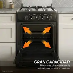 MIRAY - Cocina a Gas ANIS PLUS GLP 4 Hornillas