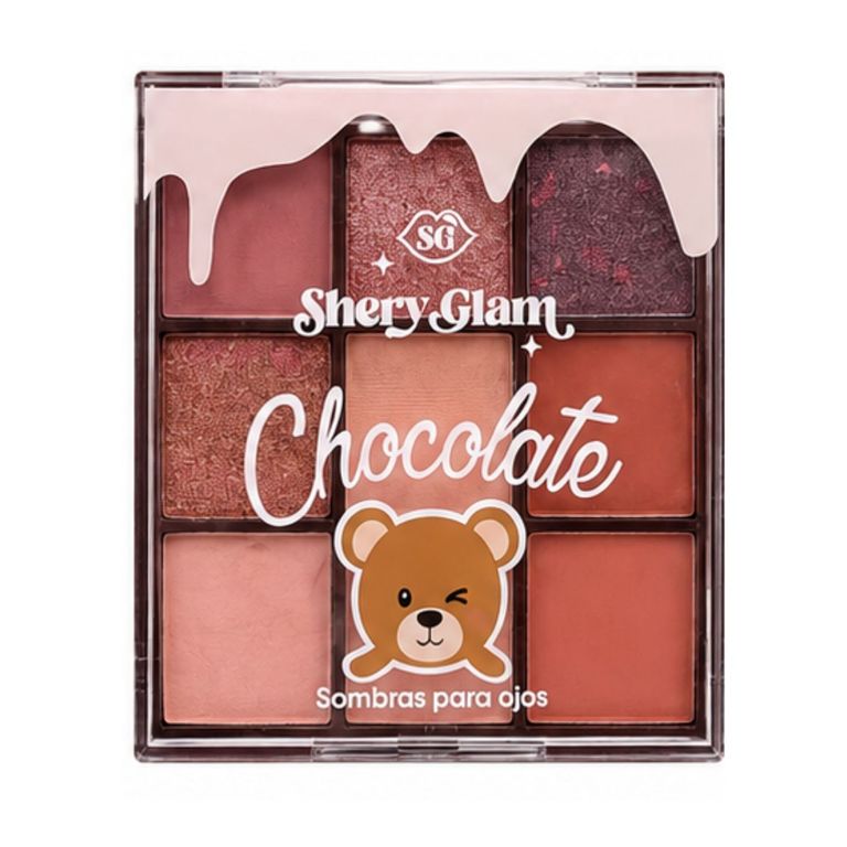Paleta Sombra De Ojos Chocolate Osito Tono 03 - SHERY GLAM