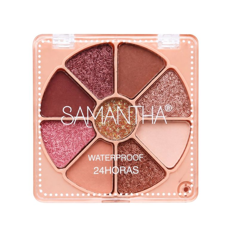 Mini Kit Sombras Rubor Iluminador Tono 01 - SAMANTHA