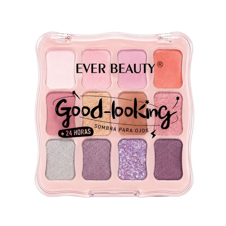 Paleta Sombra Para Ojos Good Looking 24 Horas - EVER BEAUTY
