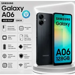 SAMSUNG - Celular A06 4G RAM 128GB Negro