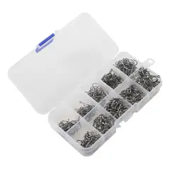 GENERICO - Anzuelos Para Pesca. Caja Con 500 Anzuelos Del # 3 Al # 12.