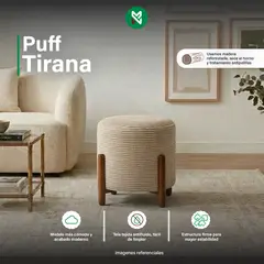 MUEBLES MACRUMO - Sillón Puff Tirana