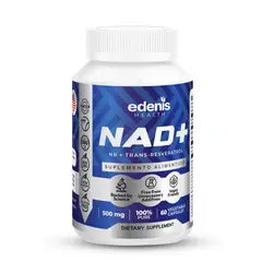 EDENIS HEALTH - NR + Trans-resveratrol NAD+ 120 Cápsulas