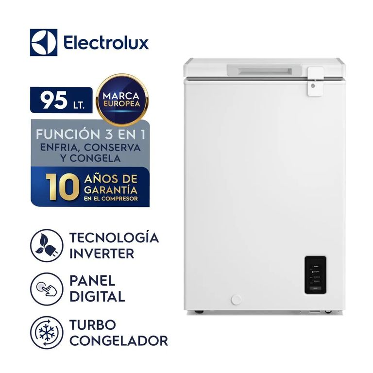 Congeladora Horizontal 95L Inverter con Función Turbo EFH10S2P5AW