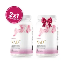 OEM - 2x1 NAD+ Trans-Resveratrol 120 Cápsulas - Carmesí
