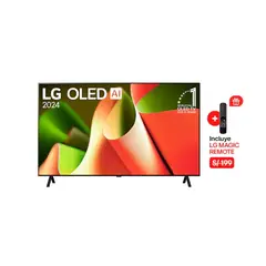 LG - Televisor 65" OLED 4K ThinQ AI OLED65B4PSA descripcion