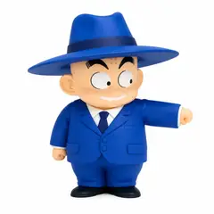 BANDAI - Figura Krillin (Kuririn - Traje y sombrero azul) Dragon Ball Sofvimates