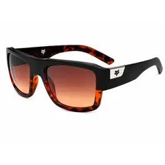 FOX RACING - Lentes de sol Marrón Deportivos con Montura de Goma Flexible y Resistente