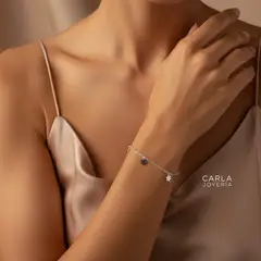 CARLA JOYERIA - Pulsera plata 925 Amalia- Regalo Mujer