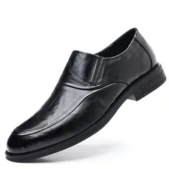 TIOZONEY - Zapatos Formal Hombre - Marrón
