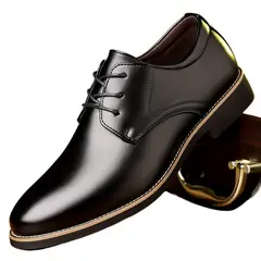 TIOZONEY - Zapatos Formal Hombre - Marrón